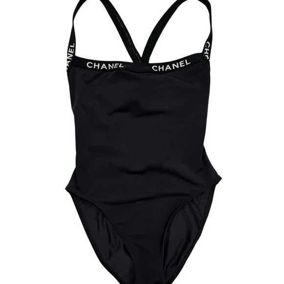 CHANEL Black One Piece Swimsuit - Picture 3 of 11